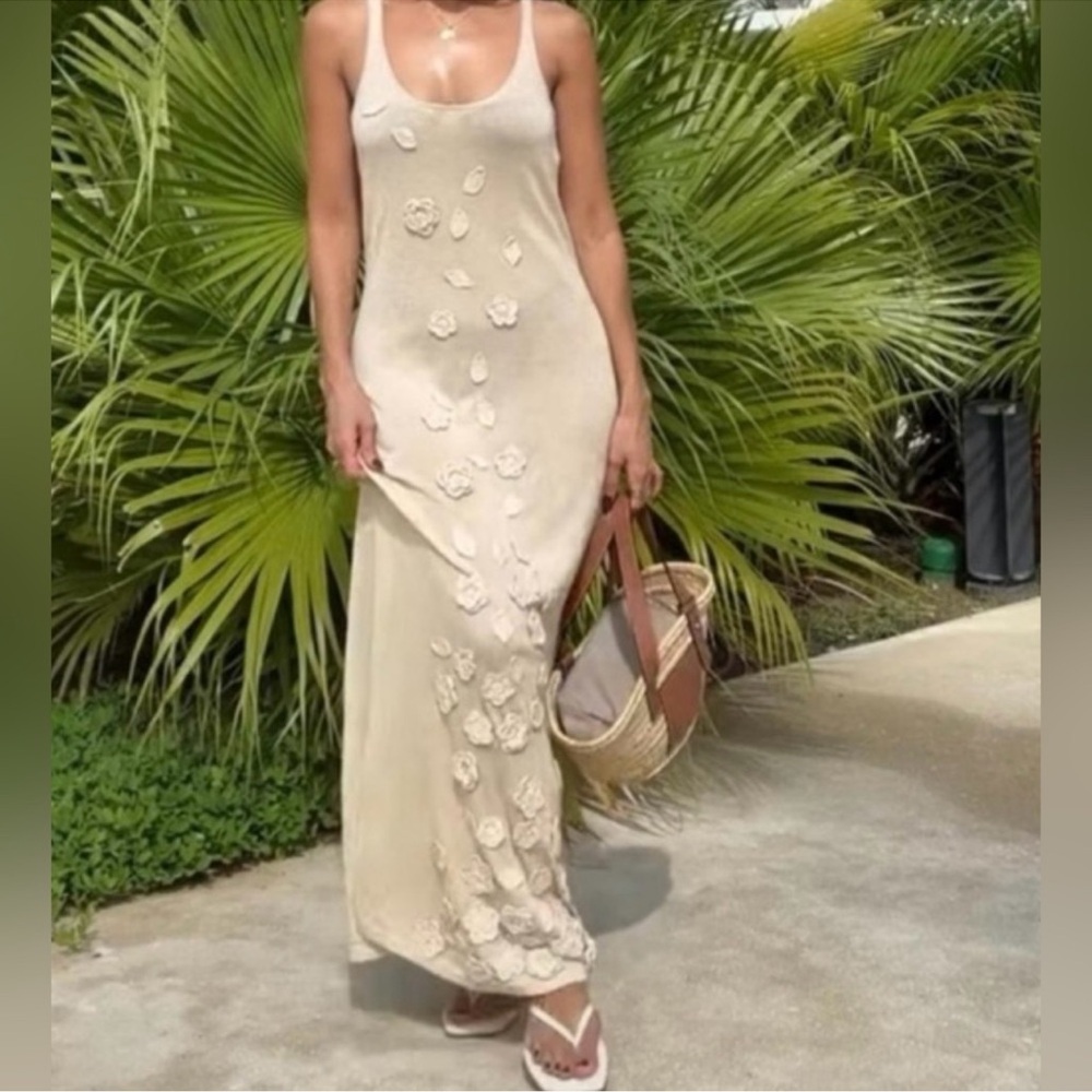 NWT Caroline Constas crochet maxi Tank dress sizes S OR M available GORGEOUS - Picture 2 of 12